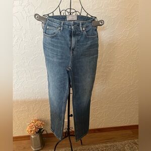 Everlane High Rise Straight Ankle Jean